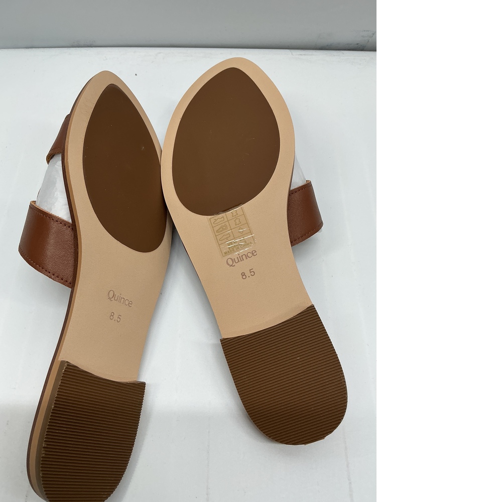 Italian Leather Cutout Slide Sandal - Picture 3 of 3